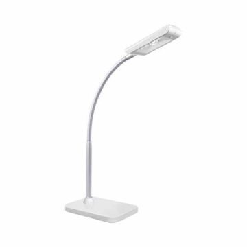 V-TAC VT-7403 Lampada da tavolo LED 3.6W 3000K corpo bianco flessibile con tasto on/off - SKU 8671