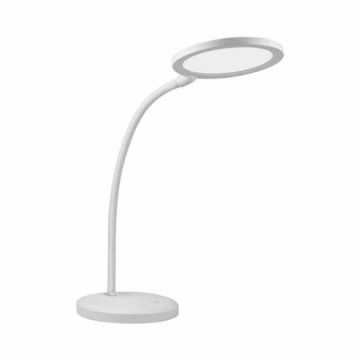 V-TAC VT-7507 Lampada da tavolo LED 7W 3000K corpo bianco flessibile tasto touch on/off dimming - SKU 8673