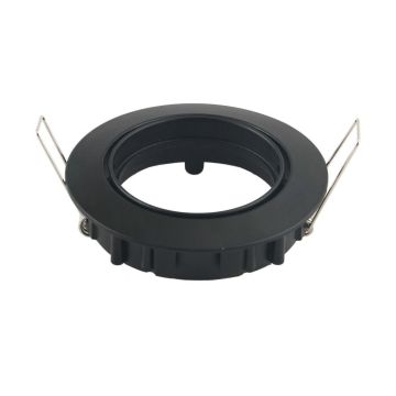V-TAC VT-779 Portafaretto led da incasso rotondo orientabile in lega di zinco colore nero GU10 GU5.3 sku 8955
