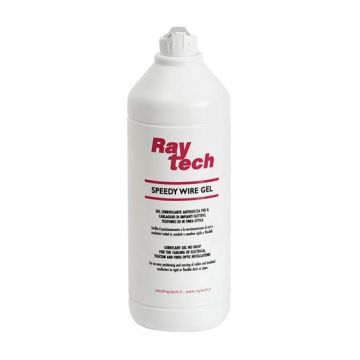 Lubrificanti in gel trasparente per l’infilaggio dei cavi bottiglia 1lt Raytech Speedy Wire Gel