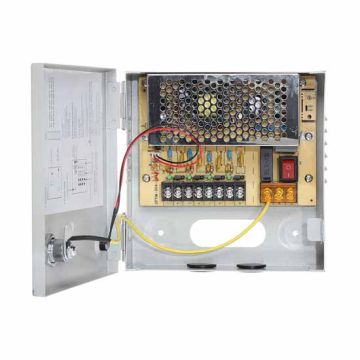 Rack alimentazione a commutazione 12V DC 3.3A 4x825mA CCTV