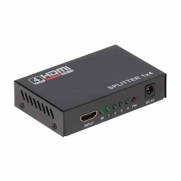 Sdoppiatore / Splitter FULL HD @720/1080p 3D 1x4 HDMI