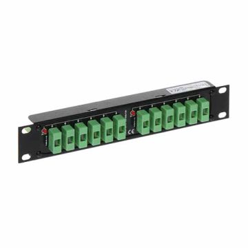 Distributore di alimentazione 12/24V - 12output x 1A Rack 10"