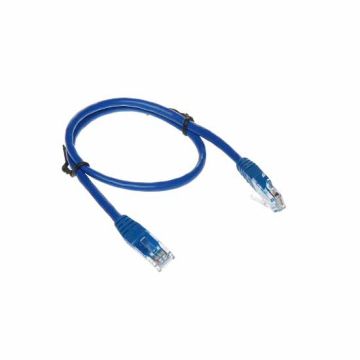 Cavo di rete UTP CAT 5e Blu Patch Cord 0,5MT Connettori RJ-45