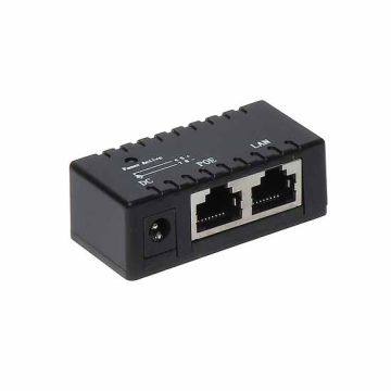 Adattatore passivo PoE 1 ingresso RJ45 alimentazione via doppino UTP