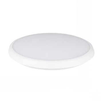 V-TAC PRO VT-12S Plafoniera led 12w chip samsung soffitto circolare corpo slim bianco IP65 bianco caldo 3000K - SKU 935