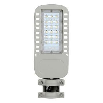 V-TAC PRO VT-34ST Armatura lampada stradale led 30W chip samsung bianco freddo 6400K slim IP65 - sku 957