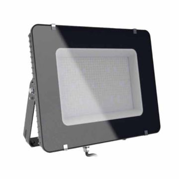 V-TAC PRO VT-405 Faro led 400W slim alluminio nero chip Samsung SMD alta luminosità bianco naturale 4000K - SKU 964