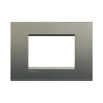 Placca Bticino Livinglight 3 moduli avenue LNA4803AE