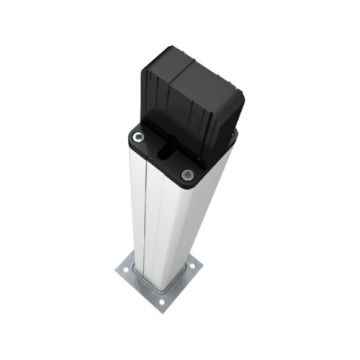 Colonnina per fotocellula in alluminio per applicazione bidirezionale DELTA-B