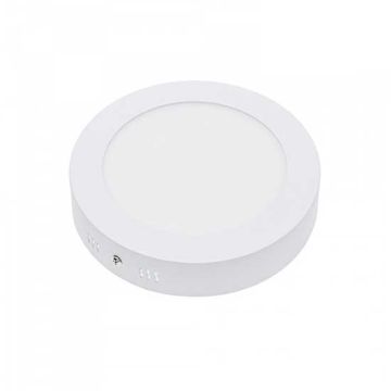 Pannello led 12w tondo bianco naturale 4500k + driver