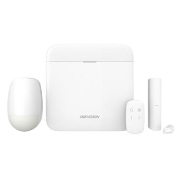 Hikvision AXPRO DS-PWA64M-KIT-WE Kit allarme senza fili 868MHz Axiom PRO HUB wireless antifurto casa 64 zone app mobile colore bianco