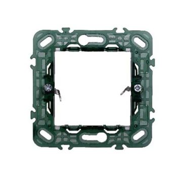 ETTROIT Supporto compatibile Vimar Plana 2 moduli per placche EV0202