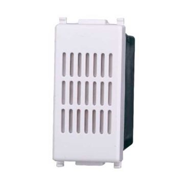 Suoneria bronzo 6A 230V compatibile Vimar Plana colore bianco Ettroit EV1601