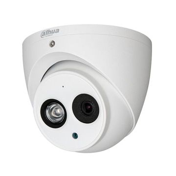 Dahua HAC-HDW1801EM-A telecamera antivandalica dome hdcvi ibrida 4in1 uhd 4K 8Mpx 3.6mm osd audio ip67 IK10