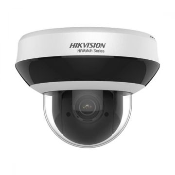 Telecamera antivandalica mini dome IP Hikvision HWP-N2404IH-DE3 Hiwatch series PTZ 4x HD+ 4mpx motorizzata 2.8~12mm h.265+ poe slot sd IP66 IK10