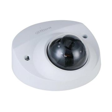 Dahua IPC-HDBW2431F-AS-S2 Telecamera antivandalica mini dome IP 4Mpx HD+ 2.8mm slot sd wdr ivs starlight audio allarme poe ip67 IK10