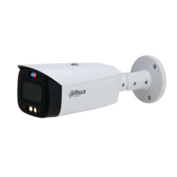 Dahua IPC-HFW3549T1-AS-PV-S Telecamera bullet IP AI WizSense TiOC 5Mpx HD+ 2.8mm smd wdr ivs starlight fullcolor active deterrence audio allarme poe ip67