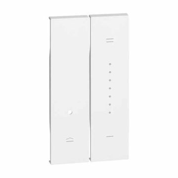 Cover Bticino Living Now per Dimmer 2 Moduli Bianco KW19