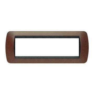 Placca Living International 7 moduli - Bachelite L4807BK