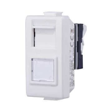 Presa rete dati RJ45 compatibile Bticino Matix CAT 6 UTP colore bianco