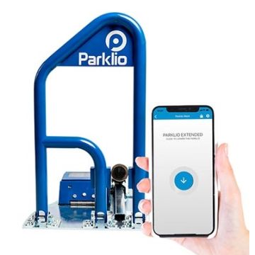 Barriera di parcheggio intelligente autoalimentato ricarica solare gestione smartphone Smart Bluetooth Parklio