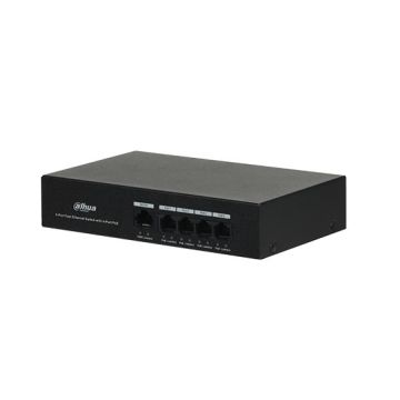 Dahua PFS3005-4ET-36 Switch di rete Dahua 4 Porte PoE + 1 Porta 10/100Mbps 60W