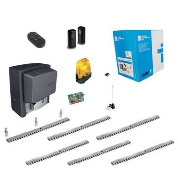 Kit automazione scorrevole U2313 Came BX-78 800KG 230V + 6M Cremagliera zincata