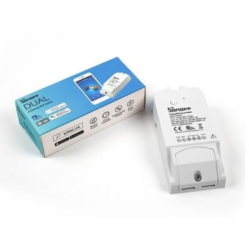 Interruttore universale smart switch WiFi controllo 2Ch linee indipendenti con temporizzazione SONOFF DUALR2