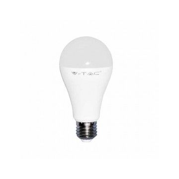 Lampadina LED termoplastica E27 A65 17W bianco caldo 3000K 200°