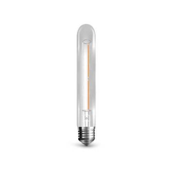 V-Tac VT-2042 V-Tac Lampadina Tubolare LED filamento Vetro Trapsarente 2W Е27 T30 - SKU 7251 Bianco caldo 2700K