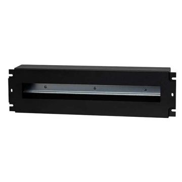 Pannello di distribuzione di tensione 3U per armadio Rack 19" Nero RAL9005 VDP19-3U-B