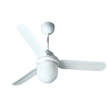 Ventilatore da soffitto con luce 1xE27 Vortice Nordik 1S/L 90/36" Senza GR.COM. Bianco - sku 61001