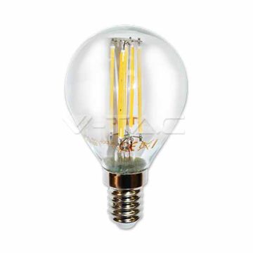 V-Tac VT-1996 Lampadina LED 4W filamento E14 P45 luce bianco naturale 4500K - 4425