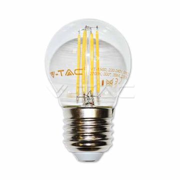 V-Tac VT-1980 Lampadina a LED 4W filamento E27 G45 luce bianco naturale 4500K - 4427