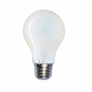 V-Tac VT-1935 Lampadina Bulbo A60 filamento Vetro Smerigliato 6W E27 6400K - 4482