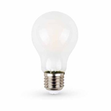 V-Tac VT-1939 Lampadina Bulbo LED filamento A60 Vetro Opaco 4W E27 4000K - 4490