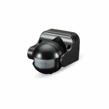 Sensore di movimento infrarossi crepuscolare a parete 180° Mod. VT-8003 - SKU  5077 - Nero