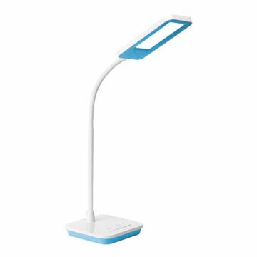 Lampada da tavolo LED 7W 120° Dimmable Mod VT-1007D - SKU 7043 - Bianco Naturale 5000K - Blu