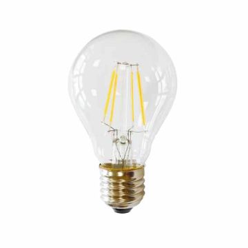 V-Tac VT-1885 Lampadina LED filamento  A60 E27 4W Vetro trasparente 4000K - 7119