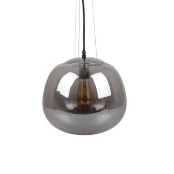 Lampadario Moderno in Vetro Grigio Opaco 1MT E27 Elegant Stylish Glass Shape Series Ф380mm V-TAC